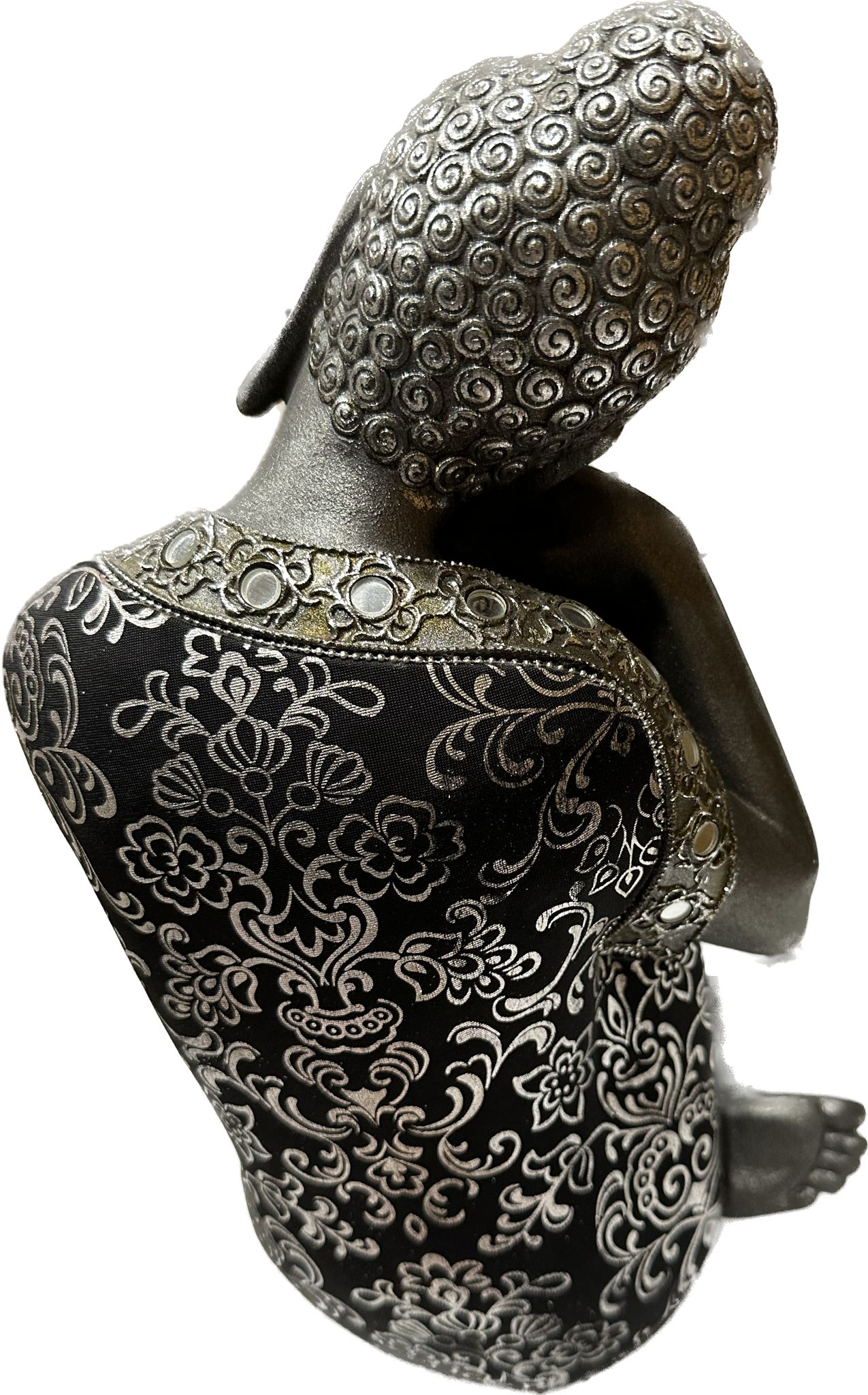 Buddha Black - sitting