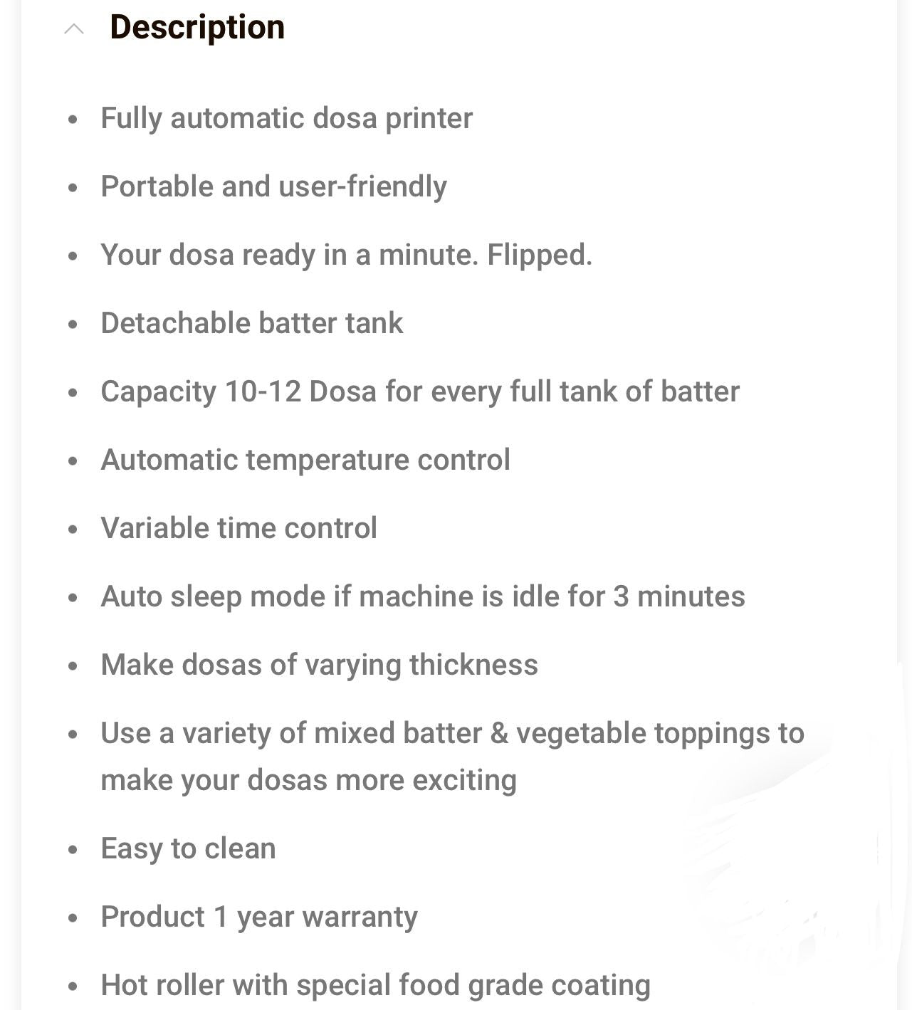 Dosa Maker - EvoChef