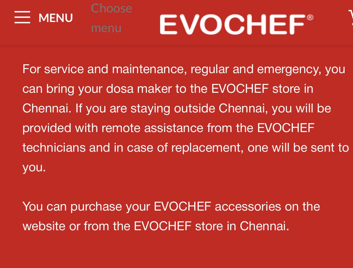 Dosa Maker - EvoChef