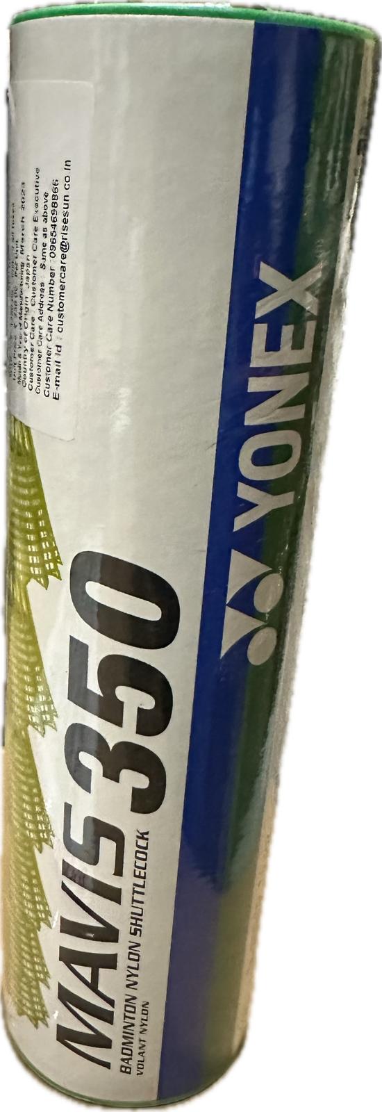 Yonex Mavis 350i Yellow Birdies 6 Pack