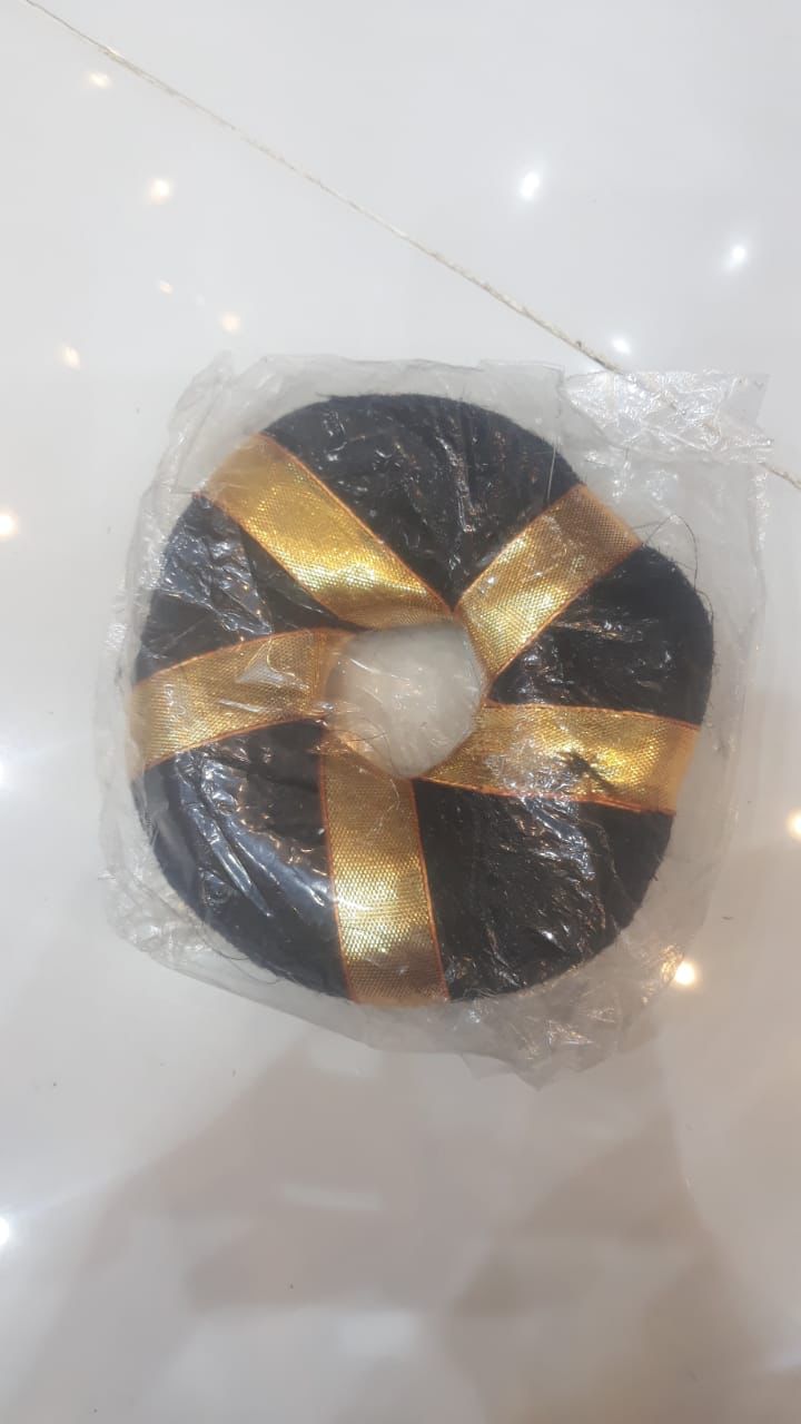 Bun Kondai for Bharathanatyam