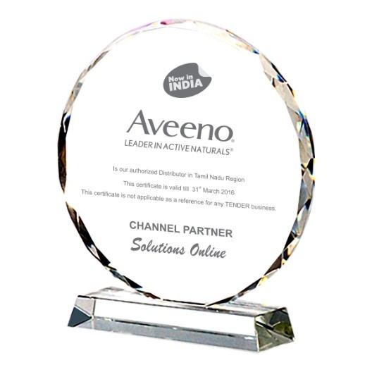 Crystal Medal - CG104C 5"