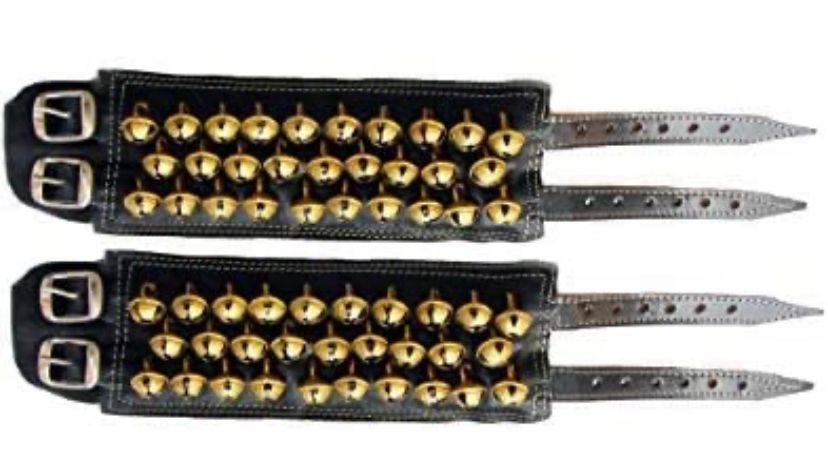 Ghungroo-Leather 3 Rows (Bharathanatya Chalangai)