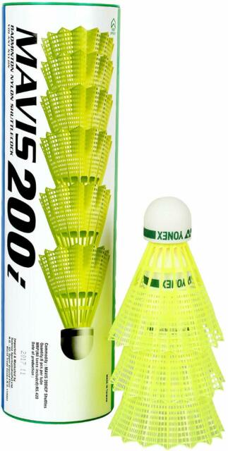 Yonex Mavis 200i Yellow Birdies 6 Pack