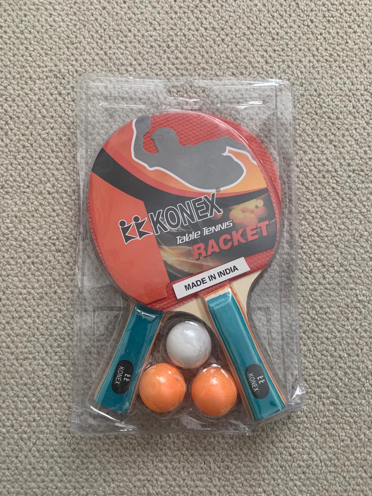 Konex Table Tennis Bat with 3 Balls