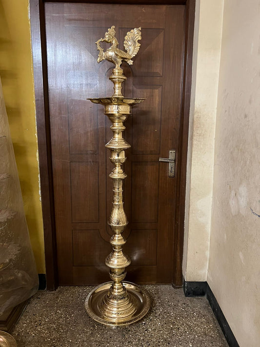 Rent  - Brass Annam Pooja Lamp - Vilaku