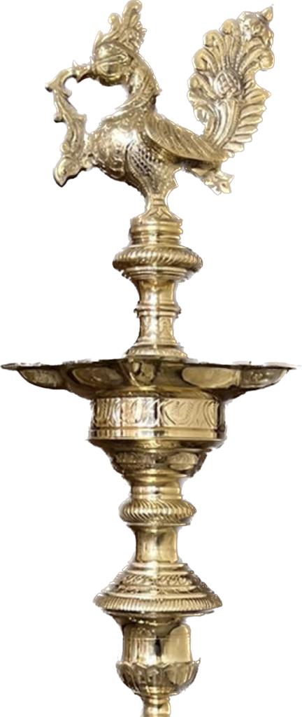 Brass Annam Pooja Lamp - Vilaku