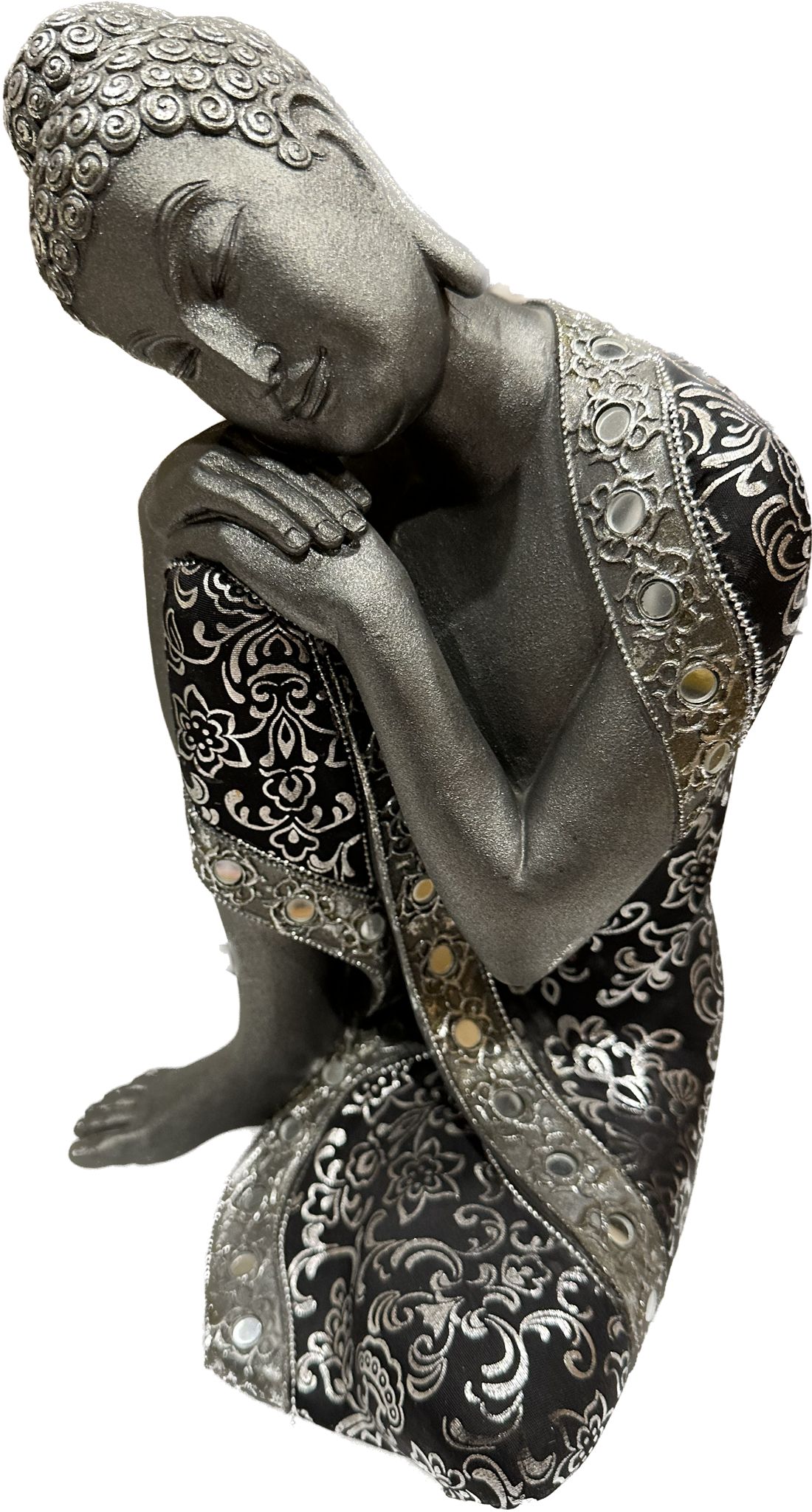 Buddha Black - sitting