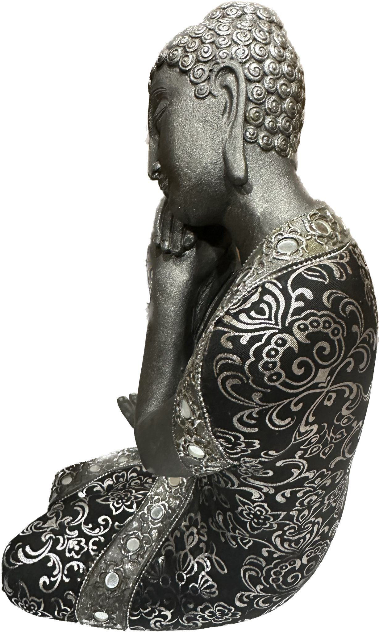 Buddha Black - sitting