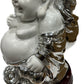 Buddha - Silver & White with Money Bag