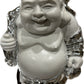 Buddha - Silver & White with Money Bag