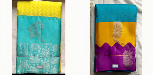 Kanchipuram Handloom Designer Pure Silk Saree