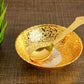 Designer Gold German Silver Plated Dessert Bowl