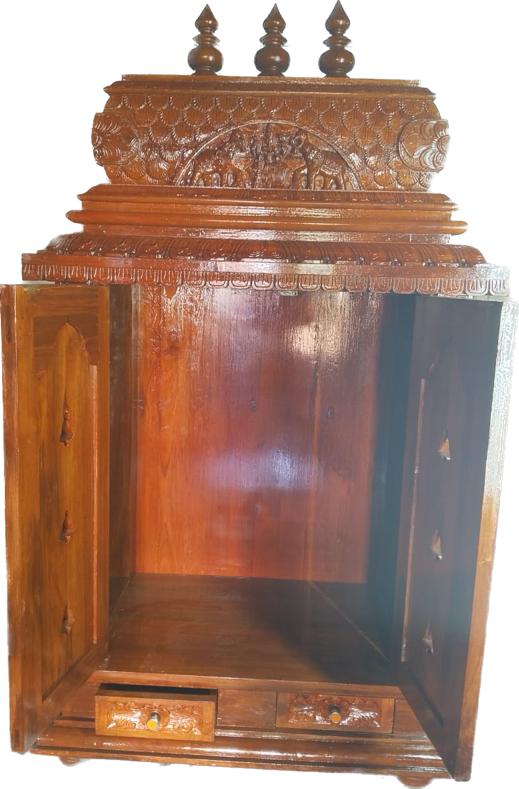 Pooja Shelf - Teak Wood