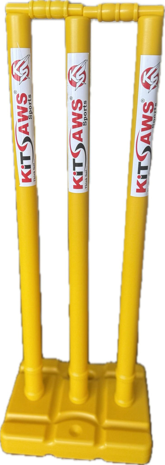 AWS Plastic Cricket Stumps with Base and Bails