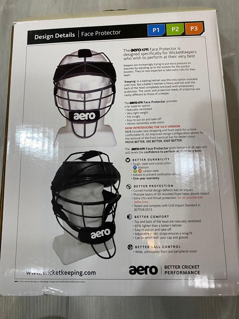 Aero Wicket Keeping Helmet - V2 Model