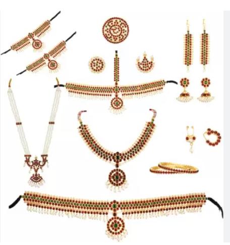 Bharathanatyam Full Set - multiple Designs