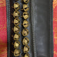 Ghungroo-Leather 2 Rows Black Leather (Bharathanatya Chalangai)
