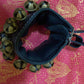 Ghungroo-Leather 2 Rows Black Leather (Bharathanatya Chalangai)