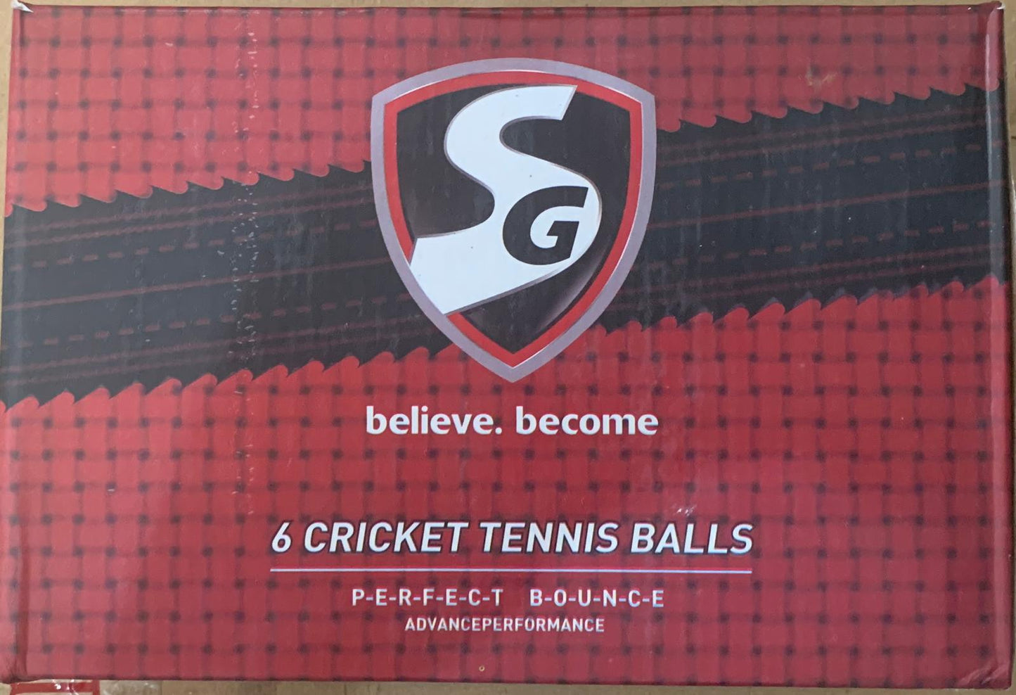 SG Spark Hard Cricket Tennis Ball